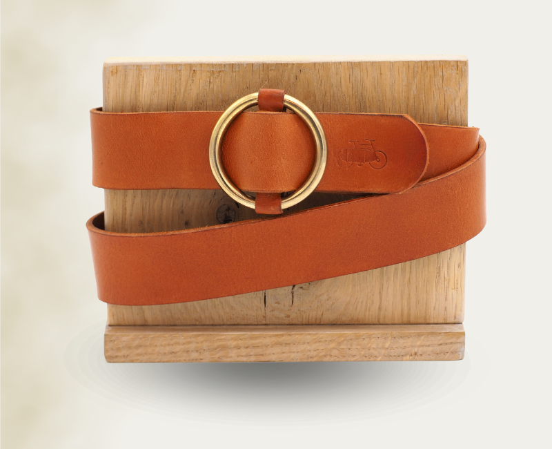 Ceinture colorée boucle ronde Olga