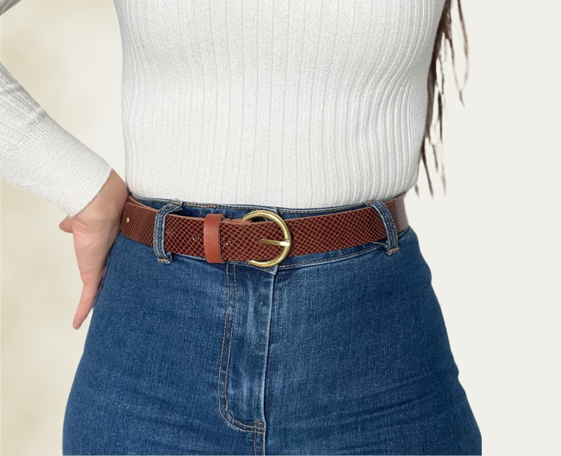 Ceinture lézard Clarisse