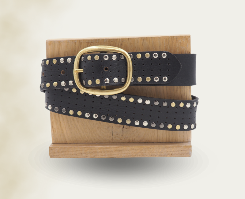 Grosse ceinture à clous Jeanne
