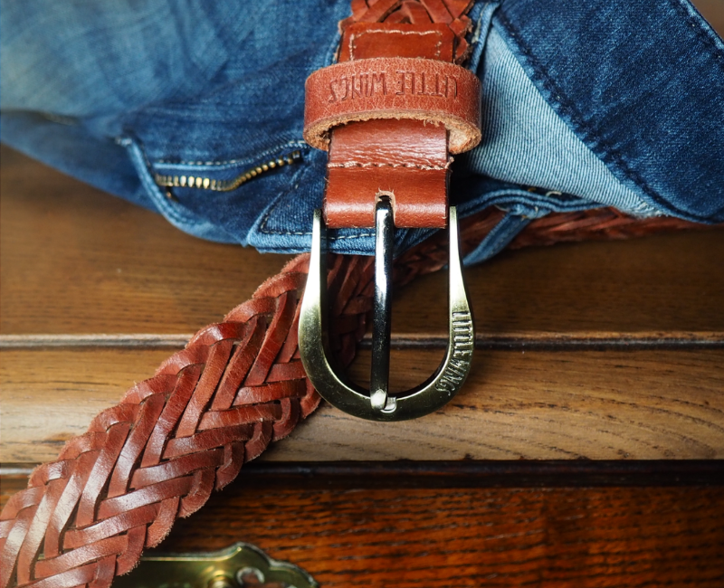 Fine ceinture tressée Hippie