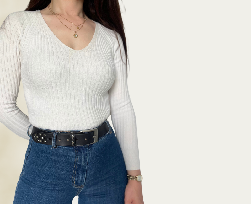 Ceinture à clous Janis