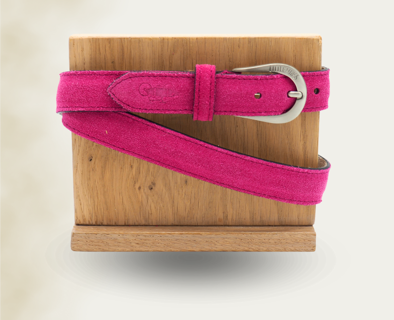 Ceinture colorée en suède Suedy