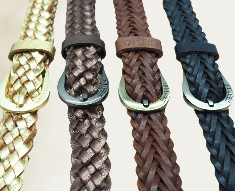 Fine ceinture tressée Hippie
