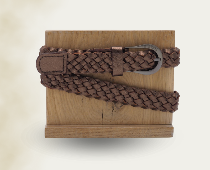 Fine ceinture tressée Hippie