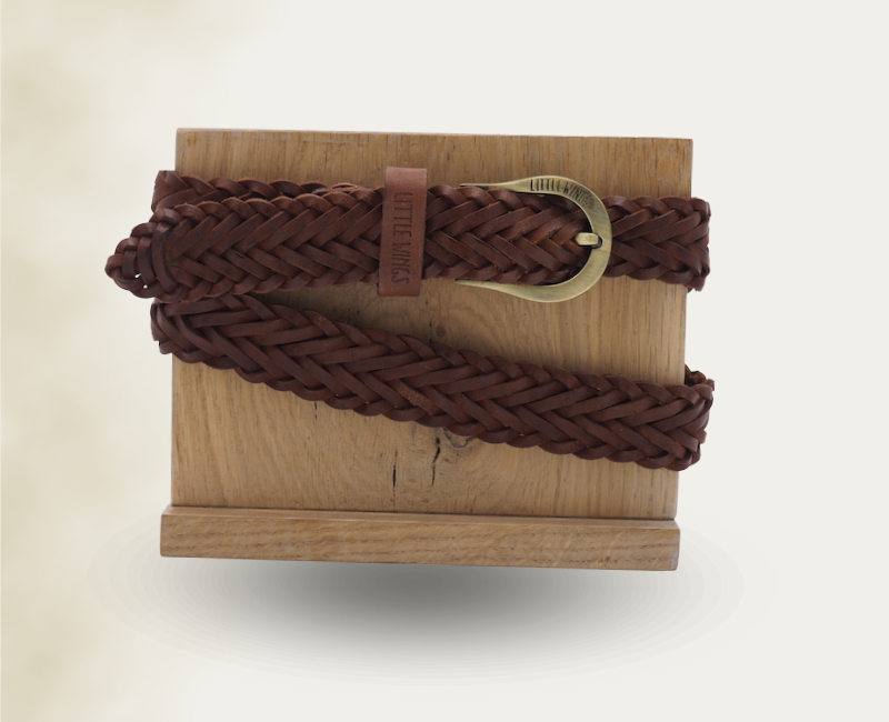 Fine ceinture tressée Hippie