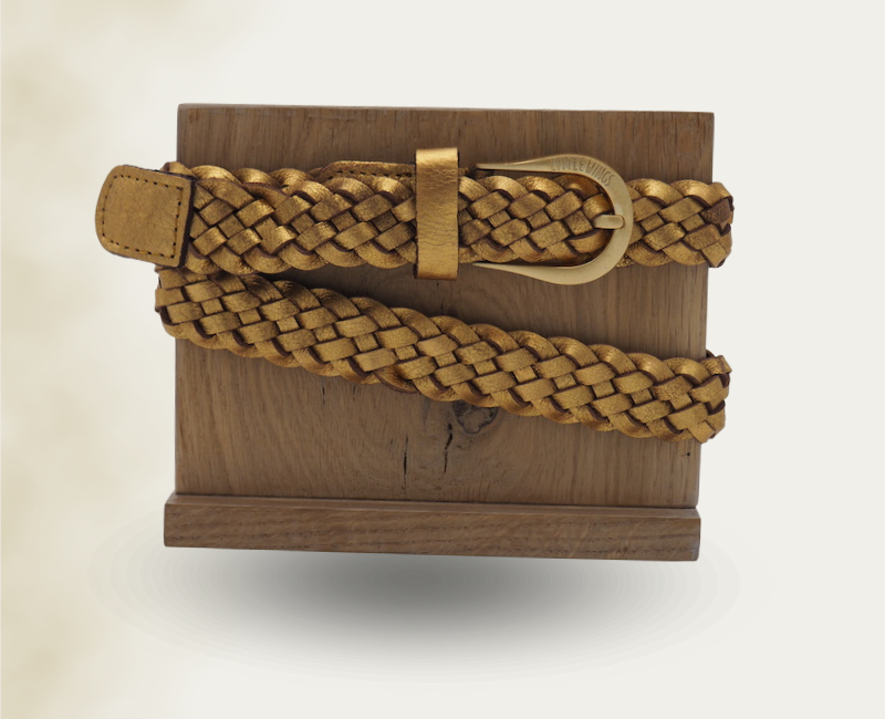 Fine ceinture tressée Hippie