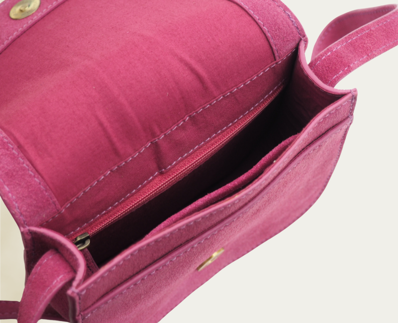 Sac à main en suède Charlotte