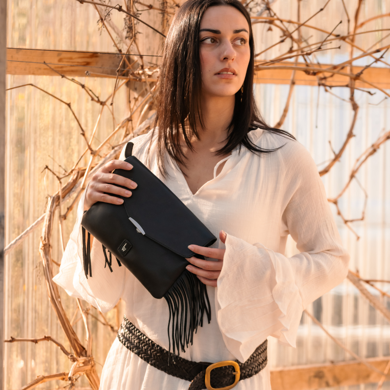 POCHETTE À FRANGES DONA