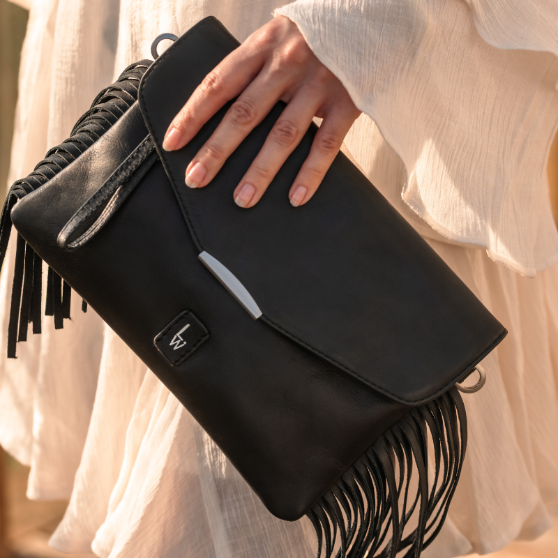 POCHETTE À FRANGES DONA