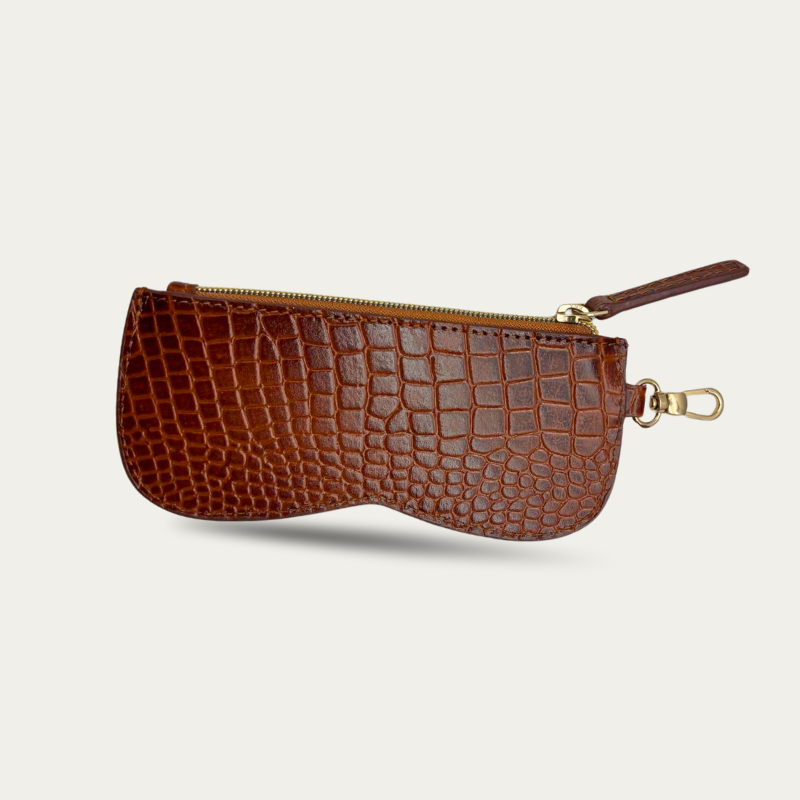 ÉTUI À LUNETTES CROCO SOSO