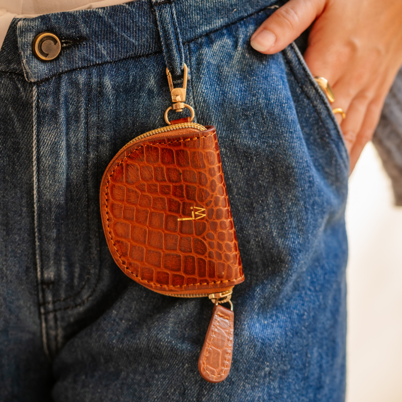 PORTE-MONNAIE CROCO BOBBY