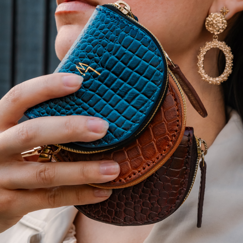 PORTE-MONNAIE CROCO BOBBY