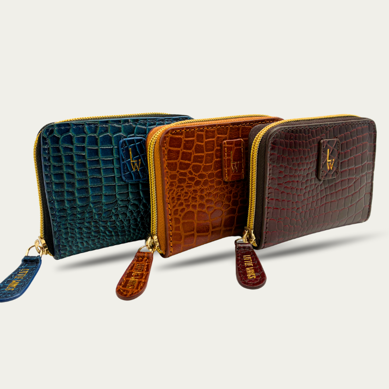 PORTE-MONNAIE CROCO VALENTINE