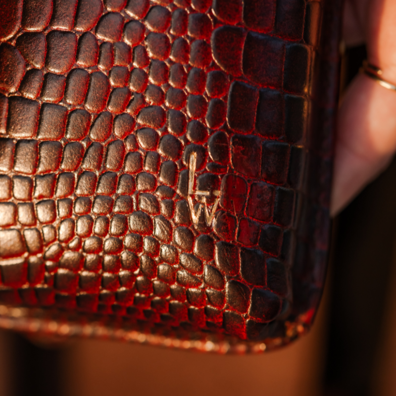 SAC À PORTABLE CROCO SIMONE